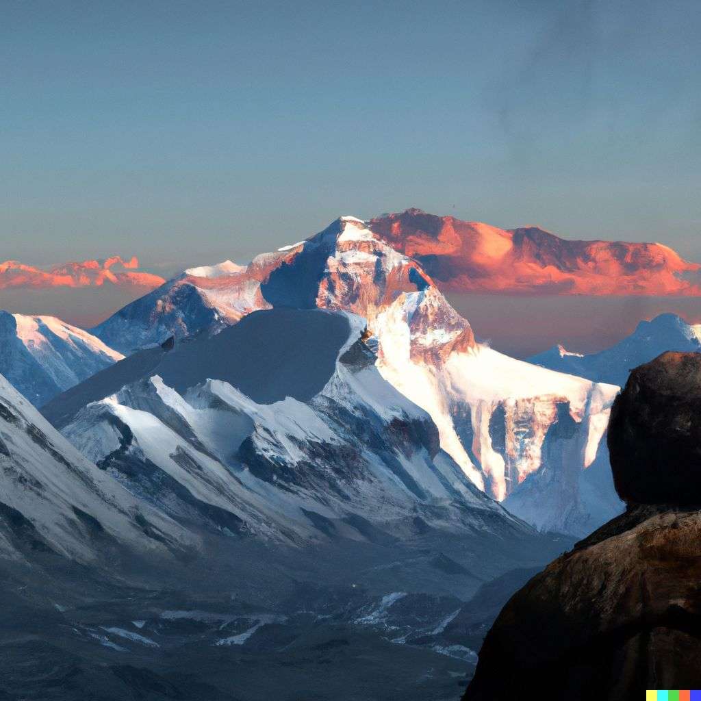 someone gazing at Mount Everest, screenshot from Game of Thrones